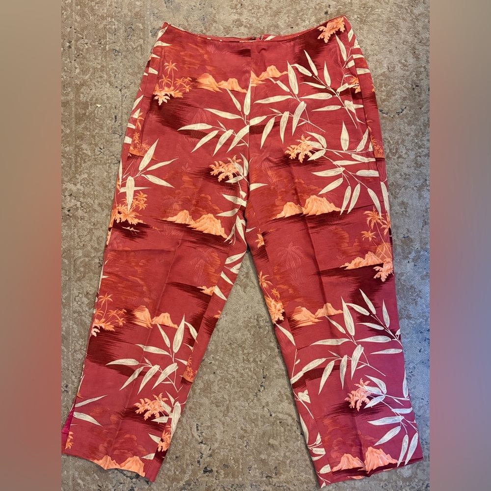 Tommy Bahama Tropical Women’s Coral silk lined pants
